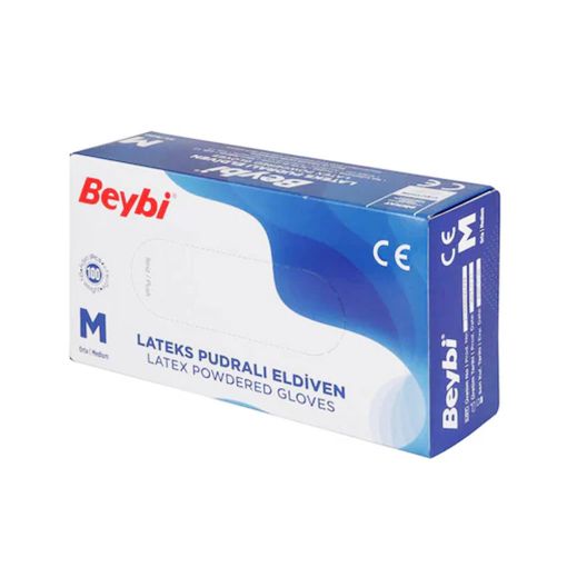 BEYBİ LATEX ƏLCƏK 100 LÜ PUDRALI M şəkli