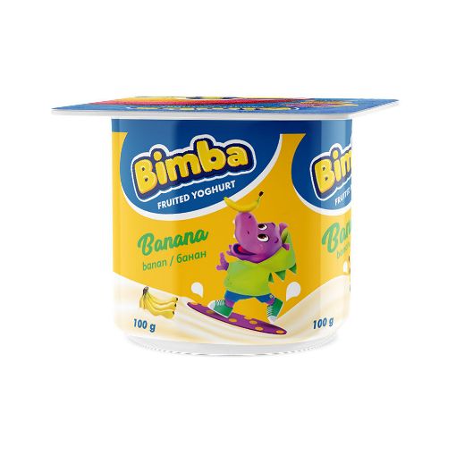 BİMBA YOQURT 90 Q BANAN şəkli