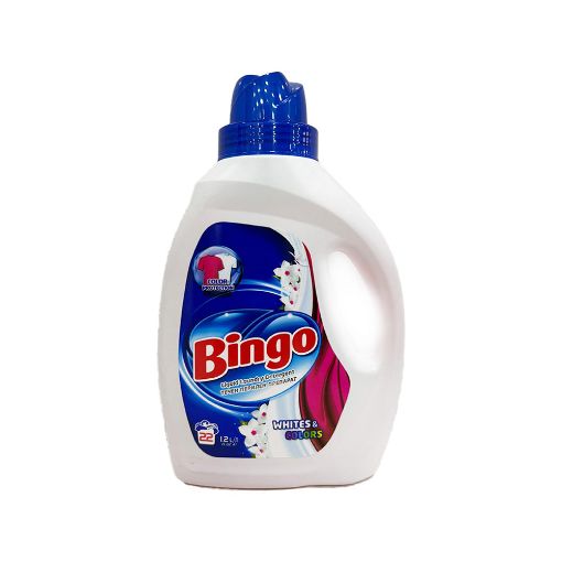 BİNGO YUYUCU GEL 1.2 L AĞ VƏ RƏNGLİ şəkli