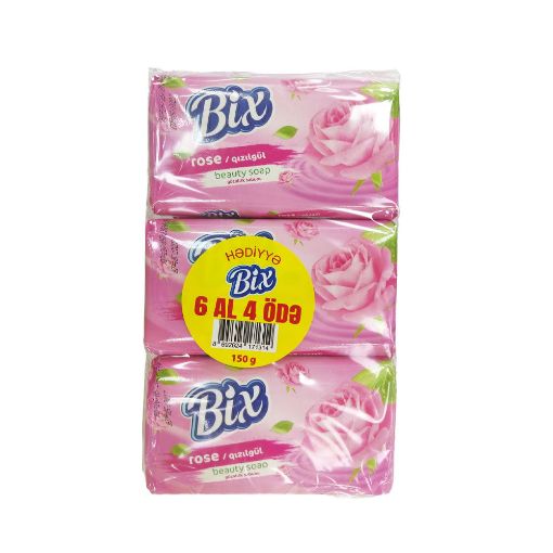 BİX SABUN 150 Q 6 AL 4 ÖDƏ QIZILGÜL şəkli