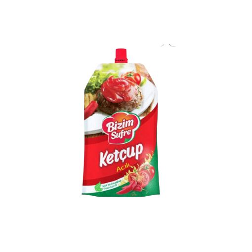 BIZIM SUFRE KETÇUP ACILI 500 ML PKT şəkli