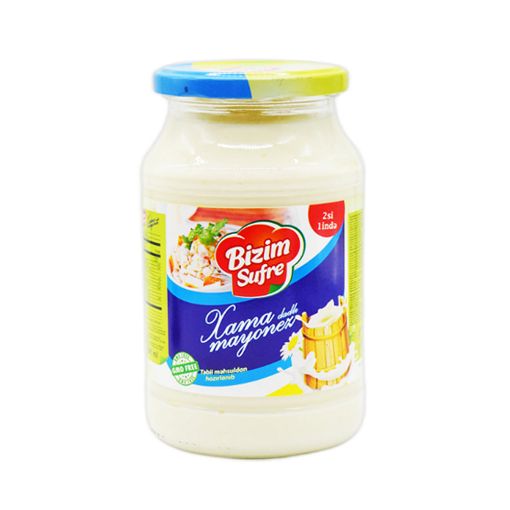 BİZİM SÜFRƏ XAMALI MAYONEZ 891 ML şəkli