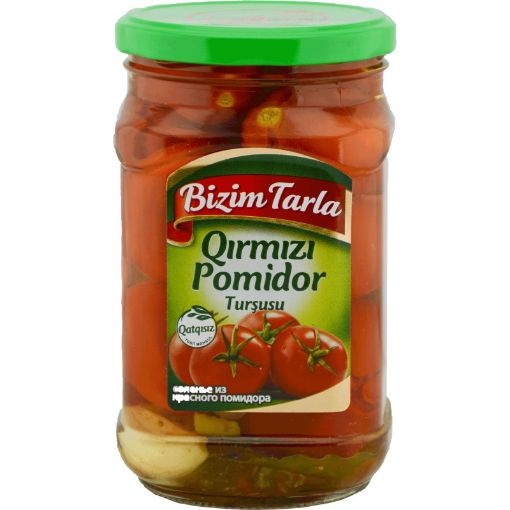 BIZIM TARLA QIRMIZI POMİDOR TURŞU 680 ML şəkli