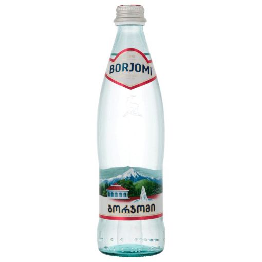 BORJOMİ SU 0.5L ŞÜŞƏ şəkli