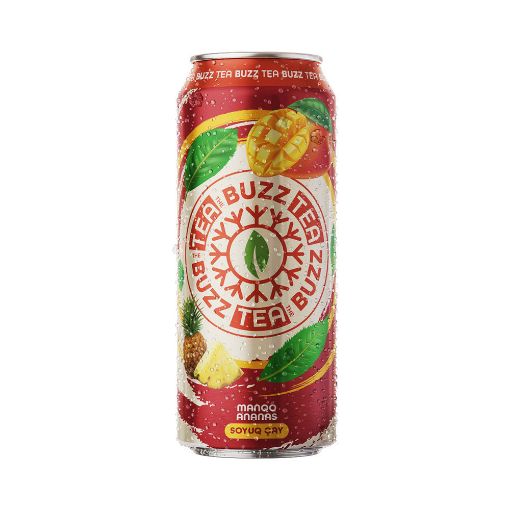 BUZZ TEA 500 ML MANQO ANANAS şəkli