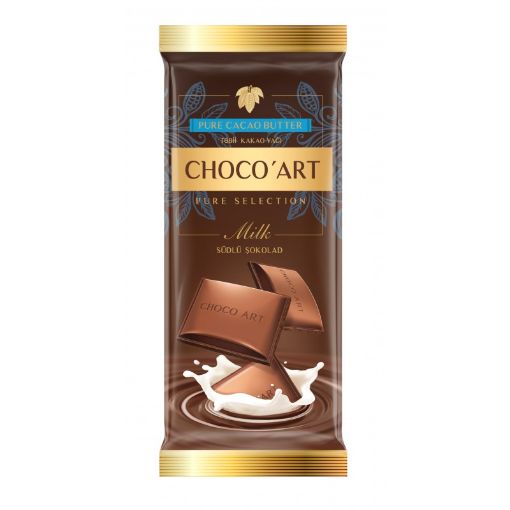 CHOCO ART ŞOKOLAD 90 Q SÜDLÜ 72% şəkli