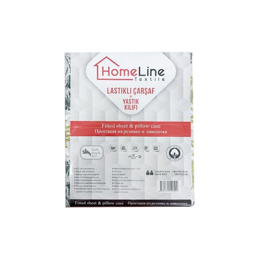 HOMELİNE REZİNLİ MƏLƏFƏ CÜT 180X200 şəkli