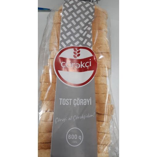 ÇÖRƏKÇİ TOST ÇÖRƏYİ 600 Q QARA şəkli