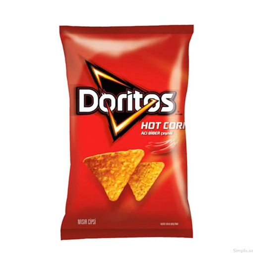 DORİTOS HOT CORN CİPS 130 Q ACILI şəkli