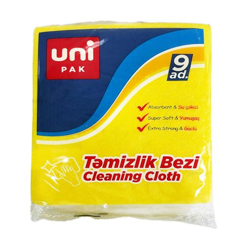 ECOMAX GOLD TƏMİZLİK BEZİ 9 LU LİMON şəkli