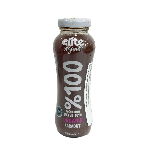 ELİTE ORQANİK SU 200 ML 100% QARA TUT şəkli