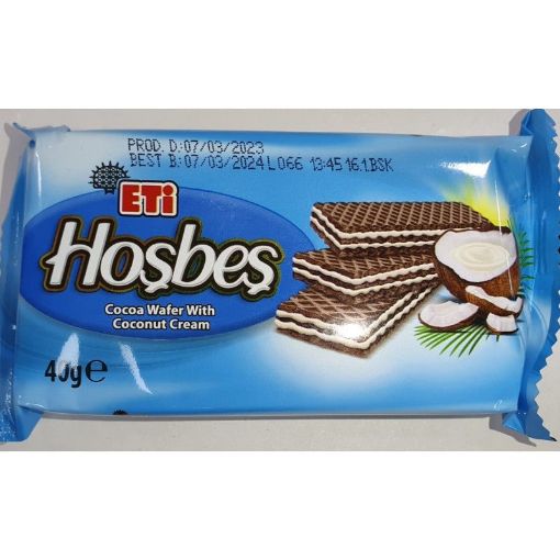 ETİ HOŞ BEŞ VAFLİ 40 Q KOKOSLU KREMLİ şəkli