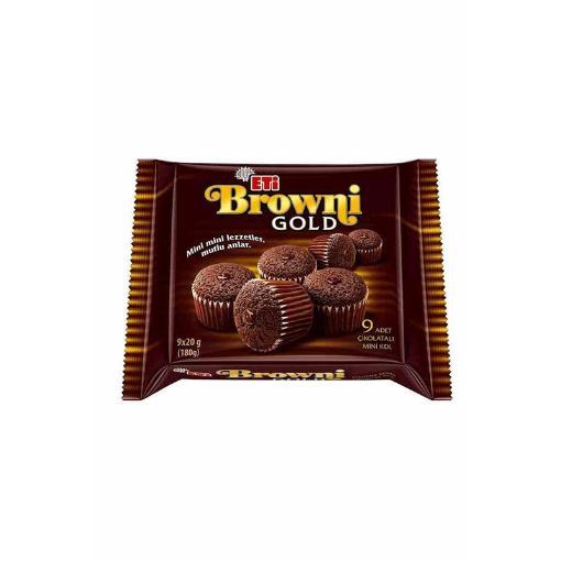 ETİ MİNİ BROWNİ ADİCTO GOLD KAKAO 180 Q şəkli