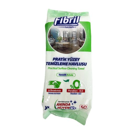 FİBRİL SƏTH TƏMİZLƏYİCİ 50 Lİ SADƏ şəkli