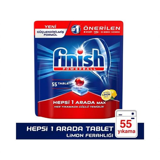 FİNİŞ TABLET 55 Lİ LİMON HEPSİ 1 ARADA şəkli