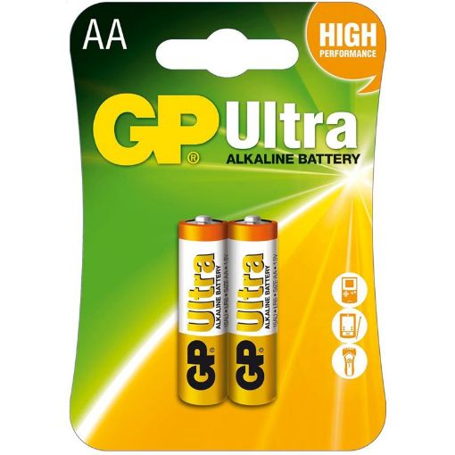 GP BATAREYA ULTRA ALK AA LR6 1.5V 15AU 2 şəkli