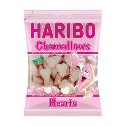 HARİBO CHAMALLOWS JELİBON 150 Q HEARTS şəkli
