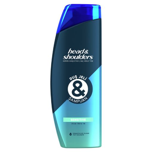 HEAD&SHO DUŞ GELI&ŞAMPUN 360 ML SENSETIV şəkli