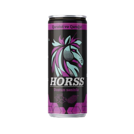 HORSS QAZLI SU 250 ML QARATUT QARAĞAT şəkli