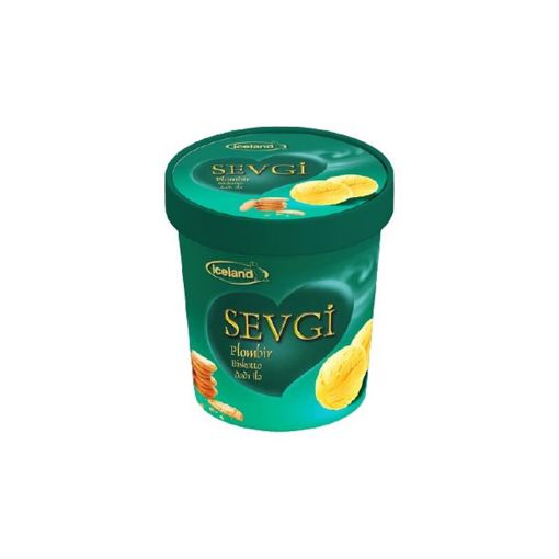 İCELAND SEVGİ DONDURMA 280 Q BISKOTTO şəkli