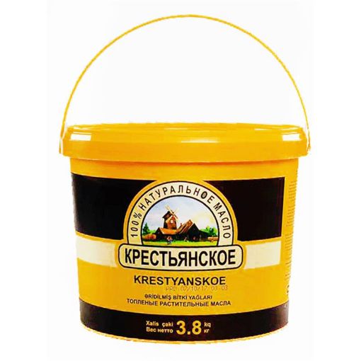 KRESTYANSKOE ƏRİDİLMİŞ BİTKİ YAĞI 3.8 KQ şəkli