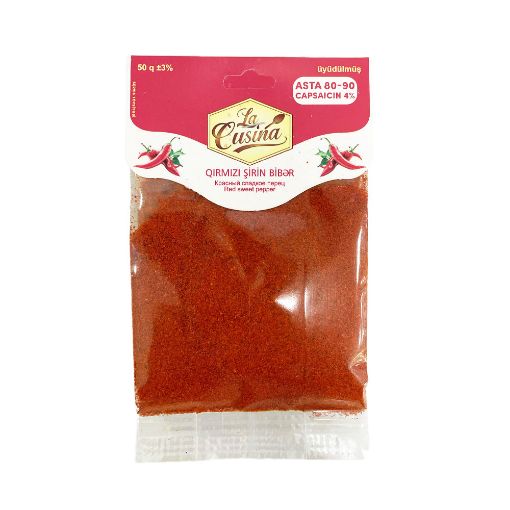 LA CUSINA QIRMIZI İSTİOT ŞİRİN BİBƏR 50Q şəkli