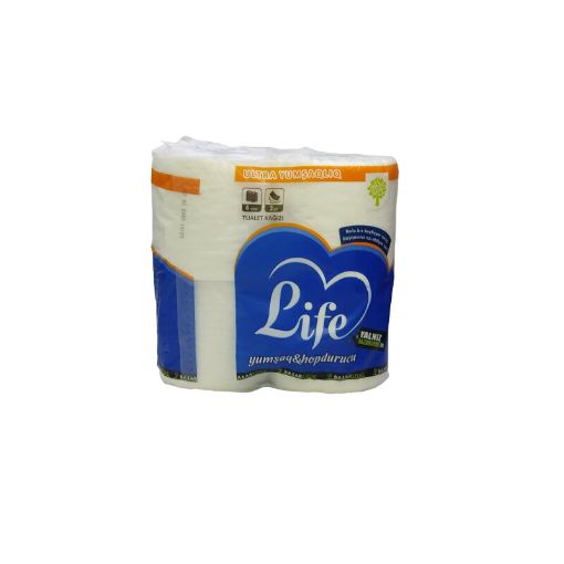LIFE TUALET KAĞIZI 4 LÜ 3 QAT şəkli