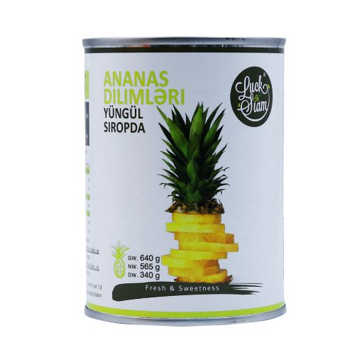 LUCK SİAM ANANAS DİLİMLƏRİ 565 Q şəkli