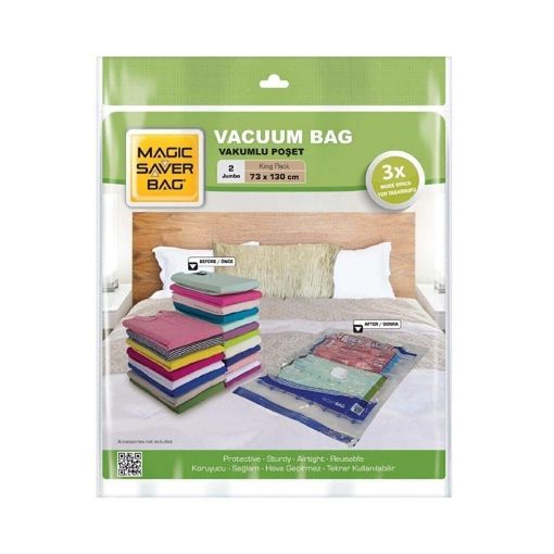 MAGIC SILVER VAKUMLU TORBA 73X130 JUMB şəkli