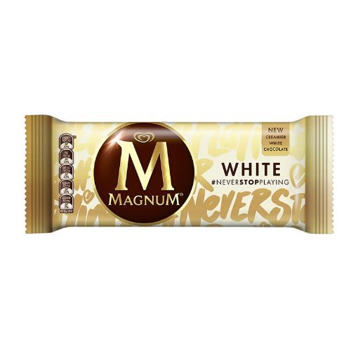 MAGNUM DONDURMA 100 ML AG ŞOKOLAD şəkli