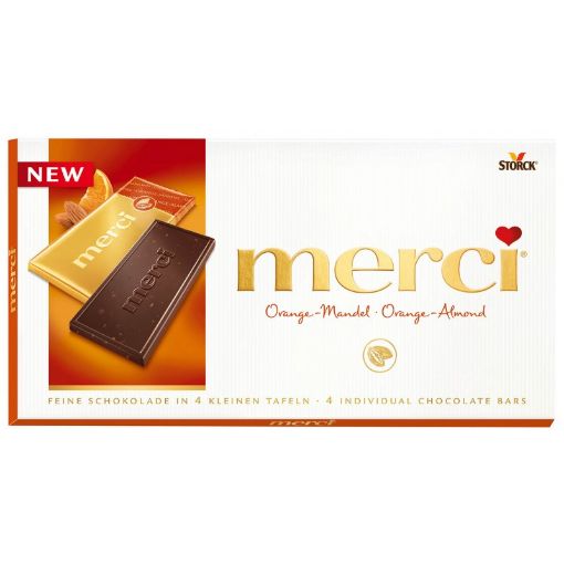 MERCİ ŞOKOLAD 100 Q BADAM PORTAGALLI şəkli