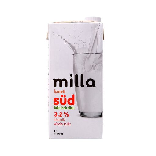MİLLA SÜD 1 L 3,2% YAĞLI şəkli