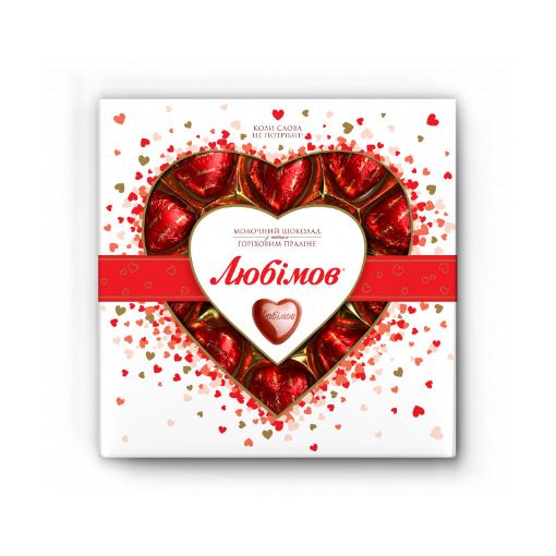 MİLLENİUM WİTH LOVE ŞOKOLAD 125 Q QOZ V şəkli