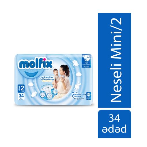 MOLFIX UŞAQ BEZİ N2 34 LÜ MİNİ şəkli