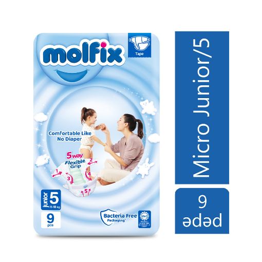 MOLFIX UŞAQ BEZİ N5 9 LU 3D JUNIOR şəkli