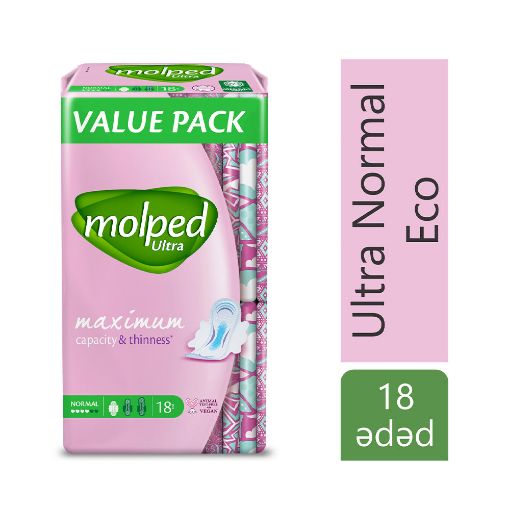 MOLPED GÜNLÜK QADIN BEZİ 18 LI ECO şəkli