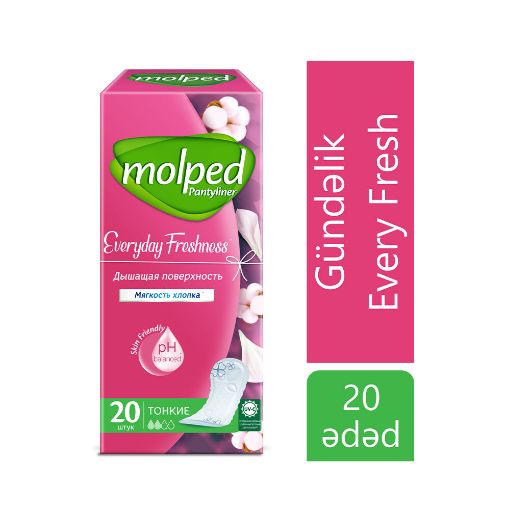 MOLPED GÜNLÜK QADIN BEZİ 20 Lİ ƏTİRSİZ şəkli