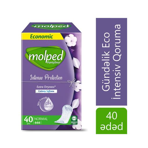 MOLPED GÜNLÜK QADIN BEZİ 40 LI ECO NORMA şəkli