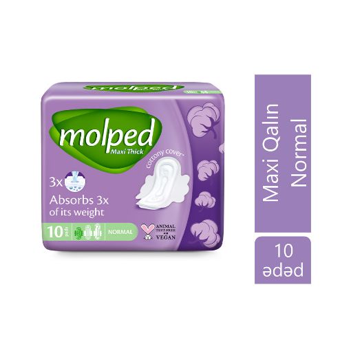 MOLPED QADIN BEZİ 10 LU MAXİ NORMAL şəkli