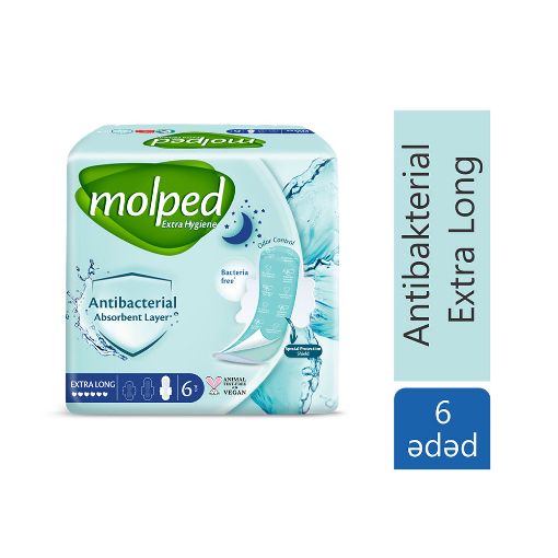 MOLPED QADIN BEZİ 6 LI ANTİBAKTERYAL EXT şəkli