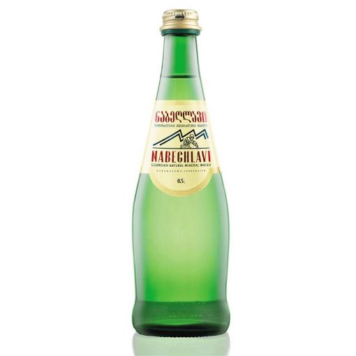 NABEQLAVI MİNERAL SU 500 ML QAZLI ŞÜŞƏ şəkli