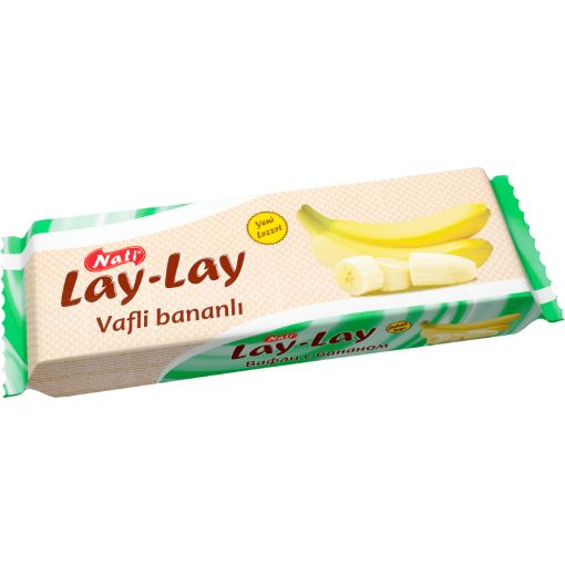 NATİ LAY LAY VAFLİ 500 Q BANANLI şəkli