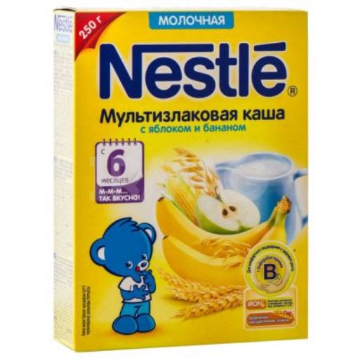 NESTLE SIYIG 250 GR ALMALI BANANLI 6 AY şəkli