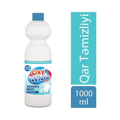 OXYWHİTE AĞARDICI MAYE 1 L QAR şəkli