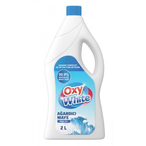 OXYWHİTE AĞARDICI MAYE 2 L OKEAN QULPLU şəkli