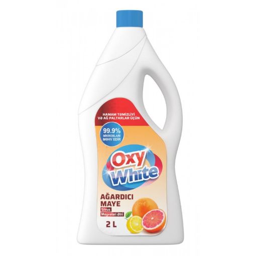 OXYWHİTE AĞARDICI MAYE 2 L SİTRUS QULPLU şəkli