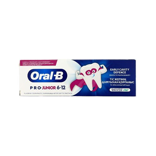 ORAL B DİŞ MCN PRO JUNIOR 75 ML 6 12 YAŞ şəkli