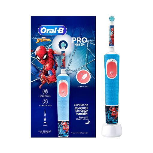 ORAL B KIDS ELEKTRIKLI FIRÇA SPIDERMAN şəkli
