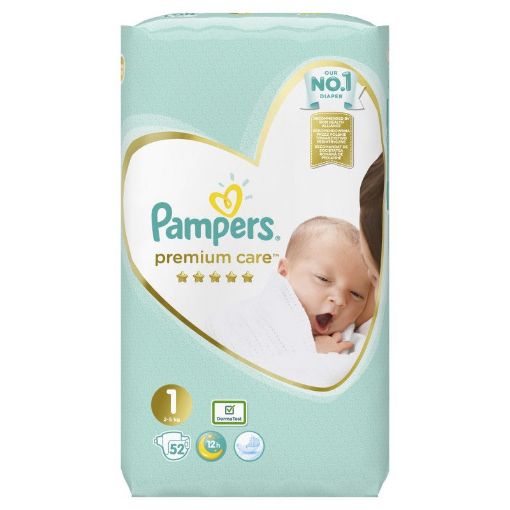 PAMPERS PREMİUM USAQ BEZI N1 50 LI 2-5 K şəkli