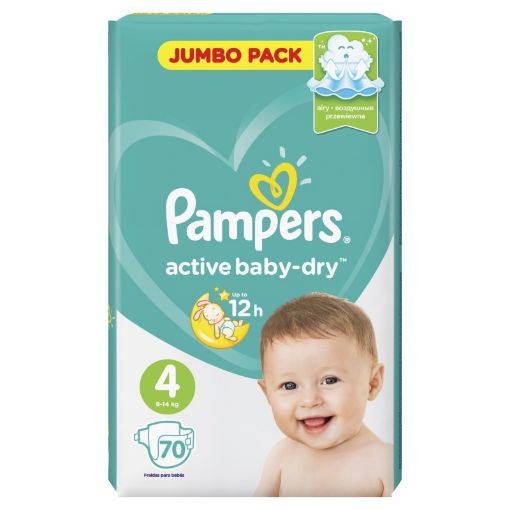 PAMPERS UŞAQ BEZİ N4 70 Lİ 9-14 KQ JUMBO şəkli